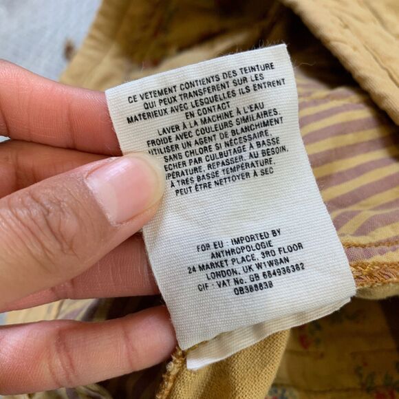 Hei Hei Shorts Women 6 Curry Linen Blend Pleated Pocket Drawstring Anthropologie - Picture 8 of 11